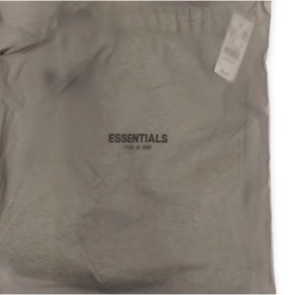 NWT [Fear of God] Essentials Dark Oatmeal Gray Casual Sweat Shorts Men's L - Picture 12 of 13